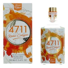 4711 Remix Orange Cologne by Muelhens, 3.4 oz Eau De Cologne Spray for Unisex