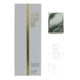 White Musk by Alyssa Ashley, 3.4 oz Eau De Toilette Spray for Women