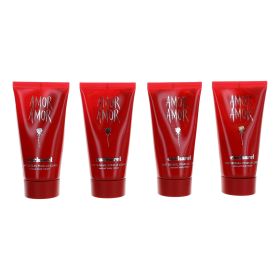 Amor Amor by Cacharel, 4 Piece 1.7 oz Body Lotions ( 6.8 oz total ) for Women