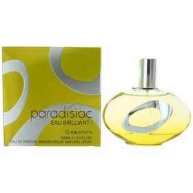 Paradisiac Eau Brilliant by NuParfums, 3.4 oz Eau De Parfum Spray for Women