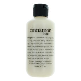 Cinnamon Buns by Philosophy, 6 oz Shampoo, Shower Gel and Bubble Bath for Women