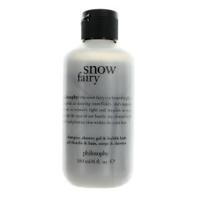 Snow Fairy by Philosophy, 6 oz Shampoo, Shower Gel, and Bubble Bath for Women