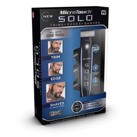 Microtouch Solo Beard Trimmer - Beard Trimmer Trims, Edges, and Shaves All In One!