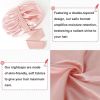 Large Silk Bonnet for Sleeping, Satin Hair Bonnet for Sleeping with Tie Band