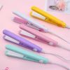 2023 Mini Hair Curler; Werdeny Ceramic Mini Hair Curler for Short Hair; 2 in 1 Mini Ceramic Curler and Hair Straightener; Mini Curling Iron 1/2 Inch B