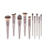 10pcs High Quality Professional Makeup Brushes Set Eyeshadow Brown Foundation Powder Cosmetic