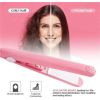 2023 Mini Hair Curler; Werdeny Ceramic Mini Hair Curler for Short Hair; 2 in 1 Mini Ceramic Curler and Hair Straightener; Mini Curling Iron 1/2 Inch B