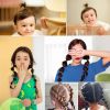 2000pcs/Set Small Ring Hair Bands Candy Color Elastic Rubber Bands Kids Ponytail Holder Hair Ropes