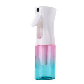 300Ml 200Ml Hair Spray Kappers Spray Empty Bottle Hervulbare Mist Fles Salon Kapper Tool Planten Zorg Water spuit (Color: Gradient Pink Blue, Capacity: 200ML)