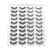 20 Pairs Mink Lashes Natural False Eyelashes Dramatic Volume Fake Lashes Soft Thick Long Eyelashes Wispy Makeup Extension 2022