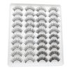 20 Pairs Mink Lashes Natural False Eyelashes Dramatic Volume Fake Lashes Soft Thick Long Eyelashes Wispy Makeup Extension 2022