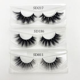 Wholesale 20/30/40/50Pairs Eyelashes 3D Mink Lashes Handmade Fluffy Dramatic Lashes Cruelty Free False Eyelashes Makeup Lashes (Color: 217 186 011, size: 70 pairs)