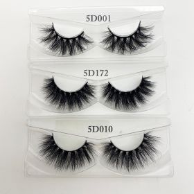 Wholesale 20/30/40/50Pairs Eyelashes 3D Mink Lashes Handmade Fluffy Dramatic Lashes Cruelty Free False Eyelashes Makeup Lashes (Color: 001 172 010, size: 50pairs)