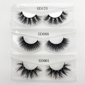 Wholesale 20/30/40/50Pairs Eyelashes 3D Mink Lashes Handmade Fluffy Dramatic Lashes Cruelty Free False Eyelashes Makeup Lashes (Color: 175 088 001, size: 50pairs)