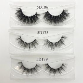 Wholesale 20/30/40/50Pairs Eyelashes 3D Mink Lashes Handmade Fluffy Dramatic Lashes Cruelty Free False Eyelashes Makeup Lashes (Color: 186 173 179, size: 40 pairs)