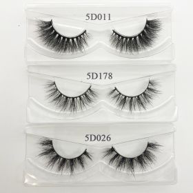 Wholesale 20/30/40/50Pairs Eyelashes 3D Mink Lashes Handmade Fluffy Dramatic Lashes Cruelty Free False Eyelashes Makeup Lashes (Color: 011 178 026, size: 10 pairs)