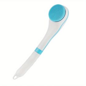 Luxurious Electric Bath Shower Brush: Pamper Yourself with a Relaxing Massage & Exfoliation! (Color: Blue)