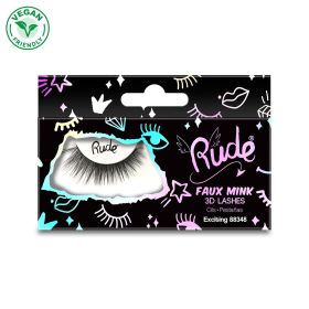 RUDE Essential Faux Mink 3D Lashes (Color: Exciting)