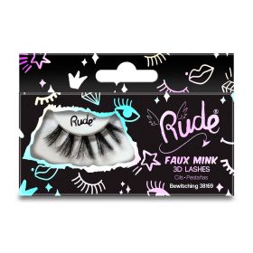 RUDE Essential Faux Mink 3D Lashes (Color: Bewitching)