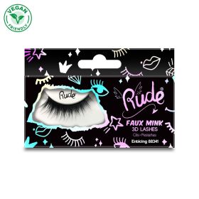 RUDE Essential Faux Mink 3D Lashes (Color: Enticing)