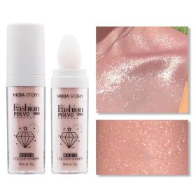 Fairy Dust Highlighting Powder - Full Body Pearlescent Glitter for Face and Eyes, Sparkling Halloween Body Glitter (Color: Pink#02)