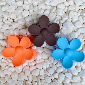 Daisy Days Hair Claw Set (Color: Blue Orange)