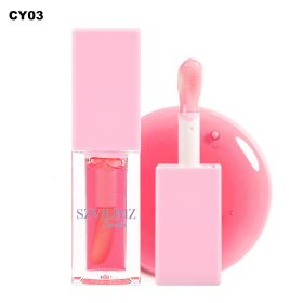 Szvilimz Six Fruit Scented Care Vegan Tinted Lip Oil Lip (Color: Coral)