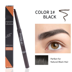 Dual-ended eyebrow pencil (Color: Black)