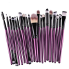 20Pcs Makeup Brushes Set Professional Plastic Handle Soft Synthetic Hair Powder Foundation Eyeshadow Make Up Brushes Cosmetics