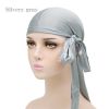 Silky Durags for Men Women 360 Waves with 1 Wave Cap Silky Satin Durag Extra Long Tails Moisture-Tech Fabric Satin Du-Rag