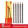 5pcs/Set Eyebrow Pencil Makeup Eyebrow Enhancers Cosmetic Art Waterproof Tint Stereo Types Coloured Beauty Tools