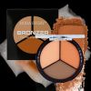 Tri-Color Concealer, 3 IN 1 Color Correcting Concealer Cream with Brush, Face Cream for Contour & Highlight, Conceals Dark Circles Blemish, Moisturizi